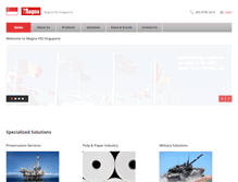 Tablet Screenshot of magnachem.com.sg